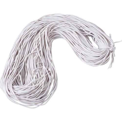 1 Bundle 2mm 2.5mm 4mm Elastic Cord with Fibre Outside and Rubber Inside For DIY Beading Thread Jewelry Making Accessories
