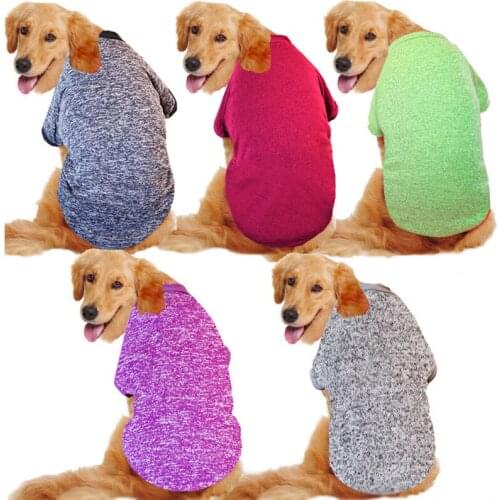 Pet clothes large dog Jinmao Labrador sweater Autumn and winter sports clothing sweater Medium and large pet dog sweater 3XL-9XL