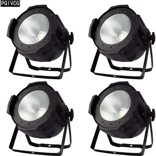 4 PCS Led Par 100W COB Light Dmx Controll Stage lights For Dj Booth Market Disco Church Garden Effect lighting