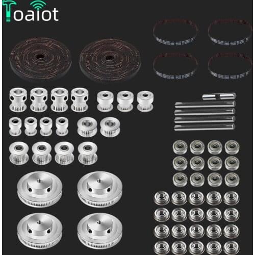 Toaiot VORON 2.4 Set GT2 LL-2GT RF Open Timing Belt 2GT 16T 80T 20T Tooth Pulley 188-2GT Shaft Bearing 625 F695 2RS Motion Parts