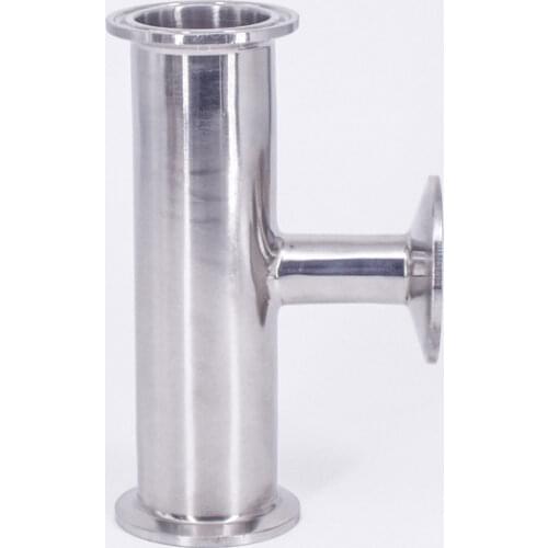 102mm x 38/51/63/76mm Pipe OD 4" x 1.5" 2" 2.5" 3" Tri Clamp Reducer Tee 3 Way SUS 304 Stainless Sanitary Fitting Homebrew Beer