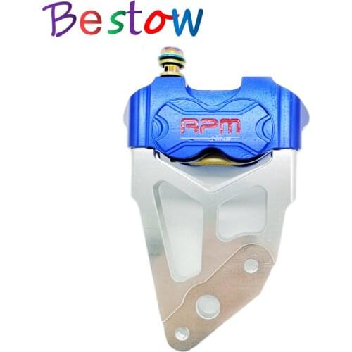 Universal Modified Motorcycle 82MM Brake Caliper With Adapter Bracket for 30/33MM Front Shock Absorber and 200/220MM Brake Disc