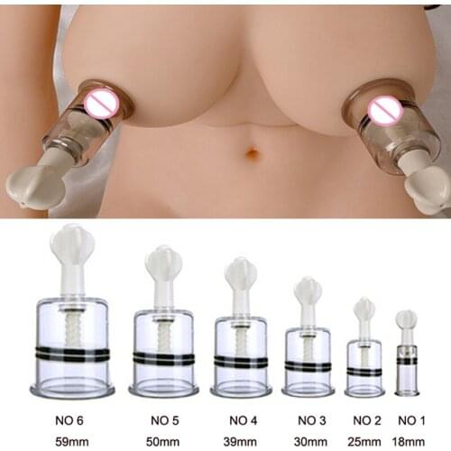 Nipple Sucker Enlarger Adult Sex Toys For Women Men Vibrator BDSM Nipple Clamps Clit Pussy Pump Clitoris Masturbator Massager