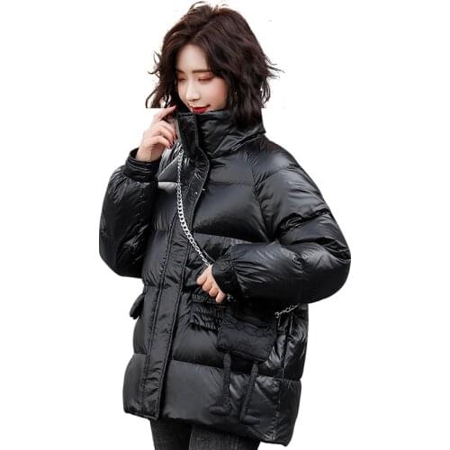 Winter Jackets Women High Quality Duck Down Coats Famale Short Thincken Parka Ladies Casual Ourtwear Woman Doudoune Femme SQQ149