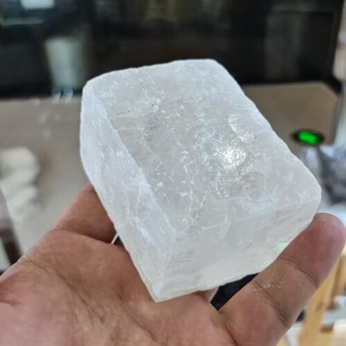 100-800g Natural Transparent White Optical Calcite Mineral Specimen Healing crystal quartz stone Home decoration