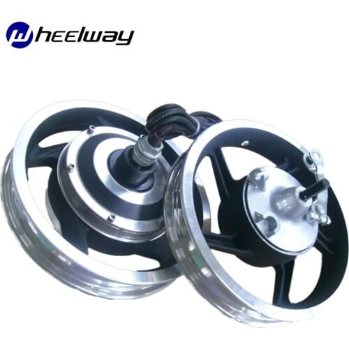 12 inch 48V500W electric unicycle gear motor Disc Brake Electricas unicycle dual axle front wheel kit front wheel Drum Brake