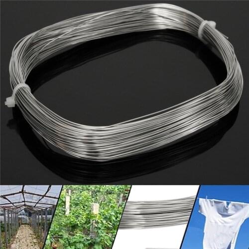 30M x 0.6mm 304 Stainless Steel Wire Rope Tensile Soft Structure Cable Fishing Lifting Cable Clothesline
