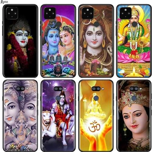 For Google Pixel 5 4 4A XL Cover Lord Shiva Hindu God For LG Q60 V60 V50 V50S V40 V35 V30 Aristo ThinQ Soft Phone Case