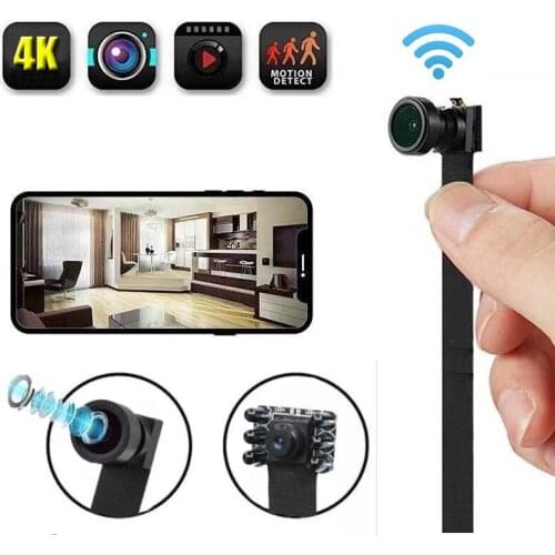 HD 4K DIY Portable WiFi IP Mini Camera Night vision Remote View P2P Wireless Micro Webcam Camcorder Video Recorder