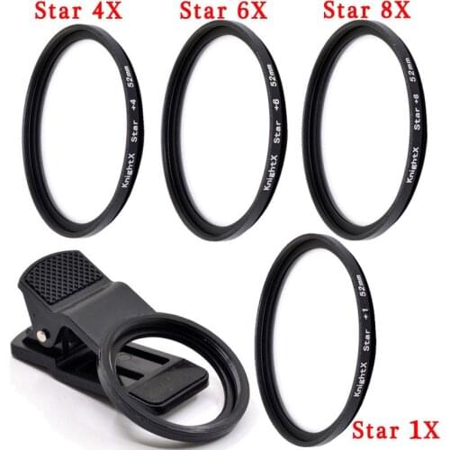 KnightX Professional Phone Camera Macro Lens CPL Star colse up Variable ND Filter all smartphones 37mm 49mm 52mm 55mm 58mm