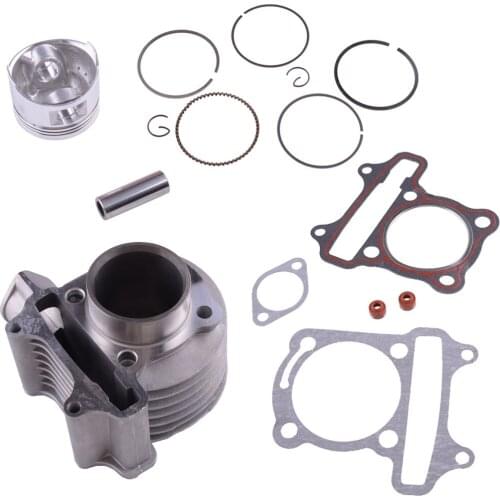 Big Bore 50mm Cylinder Kit With Piston Ring Pin Motorcycle Fit for 139QMB GY6 50cc 80cc 100cc Scooter Moped Parts