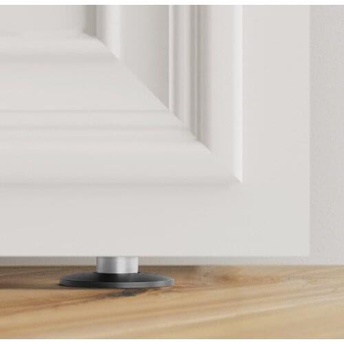 Stainless Steel Door Stopper Magnetic Invisible Door Stopper Floor Duty Stopper For Door Buffer Hidden Door Stop Hardware