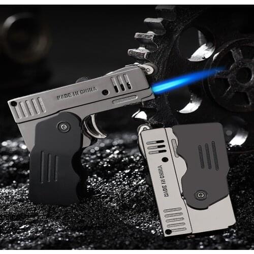 Metal Jet Butane Gas Lighters New 2020 Grinding Wheel Cigar Cigarettes Accessories Smoking Lighters Gadgets For Men