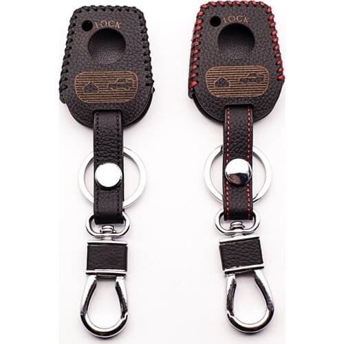 The latest design leather key cover box for Audi for BMW E31 E32 E34 E36 E38 E39 E46 Z3 2 buttons leather car remote key case