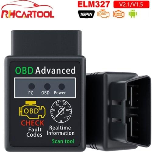 HHOBD ELM327 V1.5 V2.1 Bluetooth OBD2 CAN BUS Check Engine Car Auto Diagnostic Code Reader Scanner Tool KO KW310 CR3001 MT100