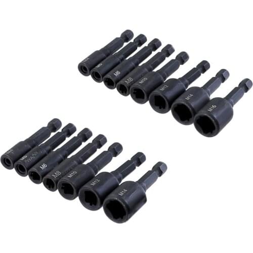 M4-M16 Tap Socket Collet Wrench Set Machine Die Socket Adapter Hex Shank Square Driver Thread Screw Tapping Chuck Drill