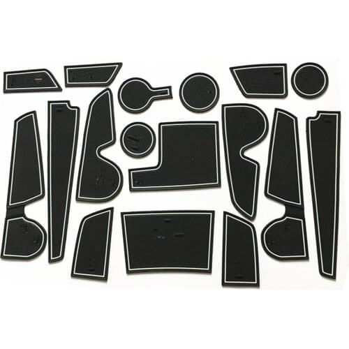 For hyundai creta ix25 door mat Gate slot pad anti-slip Cup pad Interior decoration accessory car-styling cover 2015-2018