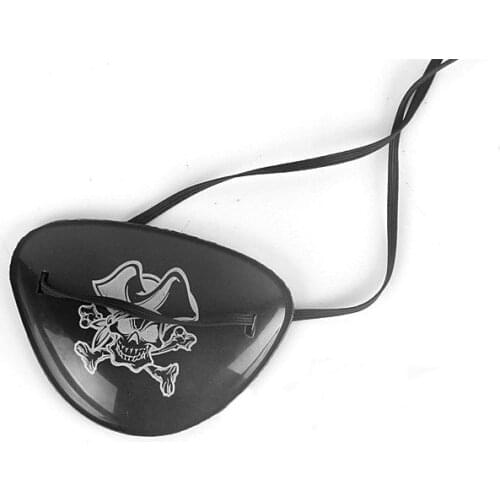 Pirate Captain Party Props Plastic Alone The Blindfold Pirates Of Caribbean Dance Performance Movie & Tv Unisex Toy 2021