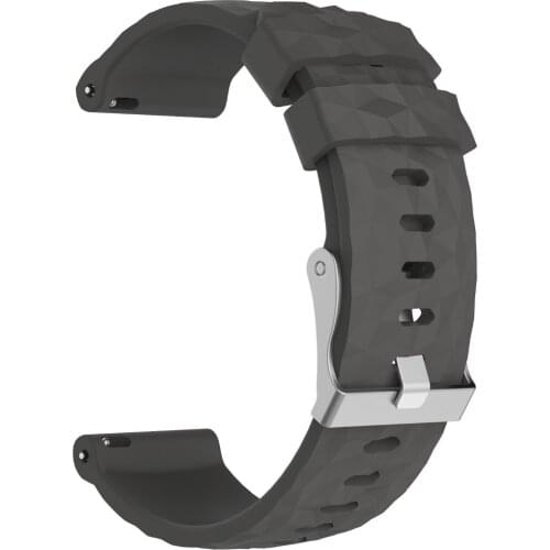 Sports Silicone Replacement Band Strap For Suunto Spartan Sport Wrist HR Baro Watchbands Classic Steel Pin Buckle Watch Strap