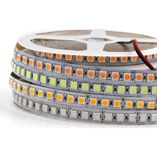 1m 2m 3m 5m RGB Led Strip Light 5050 DC12V 60Leds/M 120Leds/M Fiexble Dimmable Light Led Ribbon Tape Home Decoration Lamp DC 12V