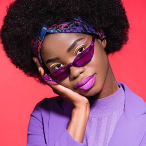 SSH short Curly Scarf Headband Wigs Afro Kinky Curly Hair Wig Turban Wrap Wig Brazilian Remy Human Hair Wigs for Black Women