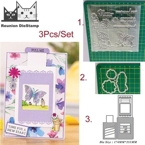 Insects Turn Into Butterflies Agency Metal Cutting Dies and Stamps Stencil for DIY Scrapbook Photo Album Embossing Paper Card