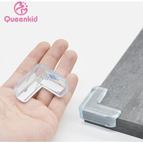 Bear 8pcs Child Baby Safety Silicone Protective Table Corner Edge Protective Cover Child Anti-collision Edge and Cover