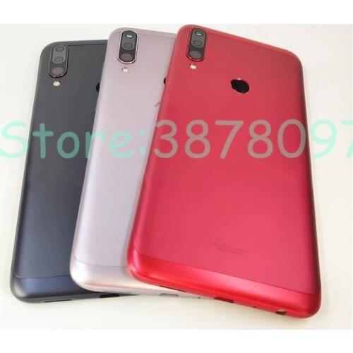 For Asus Zenfone Max Plus (M2) ZB634KL Max Shot Back Cover Repair Replace Phone Battery Door Case Without camera lens