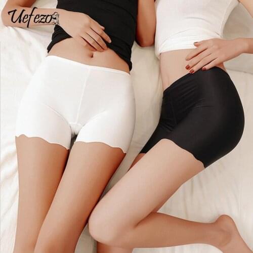 Women Safety Shorts Pants Seamless Nylon High Waist Panties Seamless Comfortable Boyshorts Pants Girls Slimming Underwear
