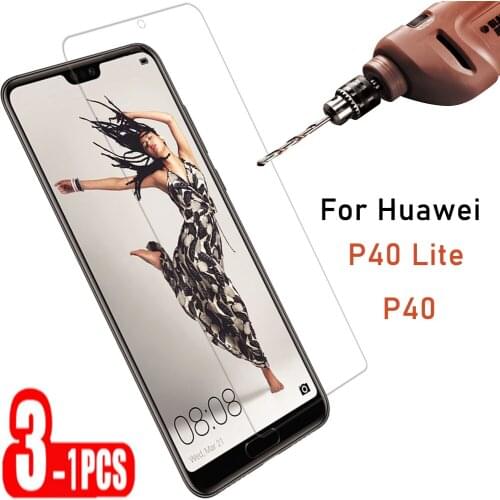 1-3PCS Tempered Glass For Huawei P40Lite P40 Screen Protection on For Huawei P40Lite P40 HD Glass