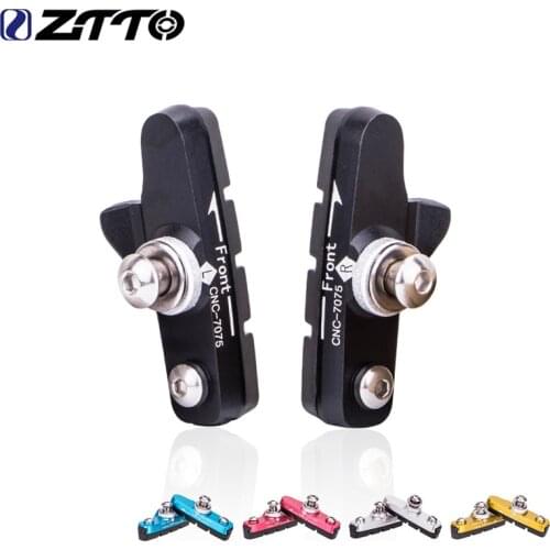 1 pair C brake pads road bike folding brake shoes 55mm wear-resistant silent brake clamp pads