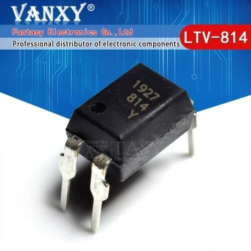 100pcs LTV-814 DIP-4 LTV814 PC814 DIP4 LTV-814-A compatible optocoupler