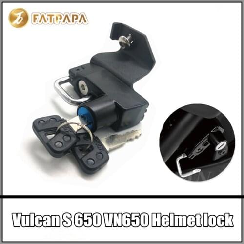 Motorcycle Accessories Helmet Lock FOR KAWASAKI Vulcan S 650 VN650 VN