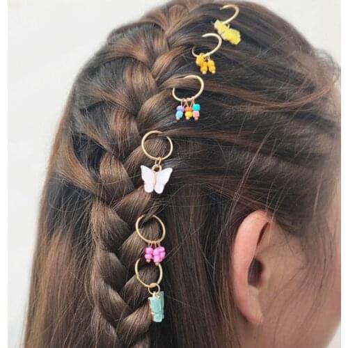 Butterfly Diy Pendant Hair Accessories Hair Clip For Women Street Braid Trend Headdress Girls Hairpins Hair Accessories