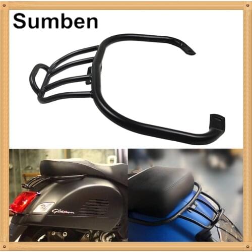 For Piaggio Vespa GTS300 Rear Seat Luggage Carrier Rack Support Holder Saddlebag Cargo Shelf Bracket Kits
