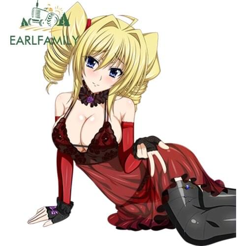 EARLFAMILY 13cm 3D Sexy Bikini pajamas Girl Decal High School DxD Anime Ravel Phenex Render Waterproof Window Car Stickers