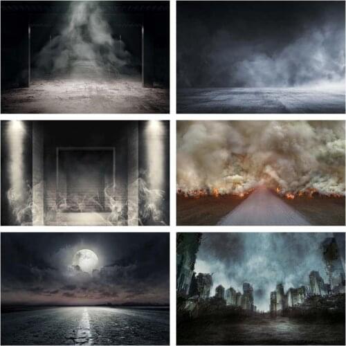 Avezano Gray Light Smoke Clouds Vintage Children Portrait Background For Photography Backdrop Photo Studio Brick Wall Photocall