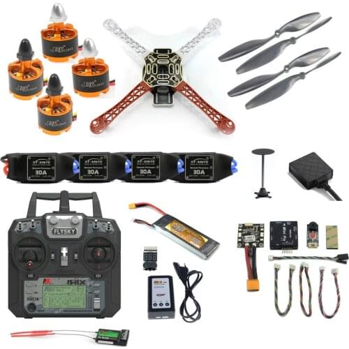 JMT DIY F450 Quadcopter Full Kit 2.4G 10CH RC Airplanes Radiolink Mini PIX M8N GPS PIXHAWK Altitude Hold FPV Upgrade