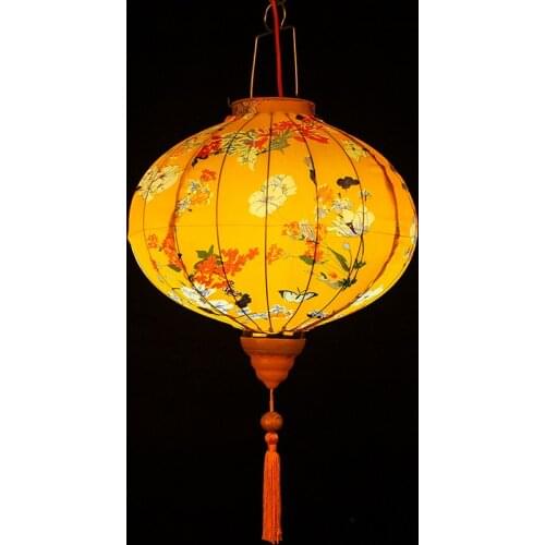 Chinese New Year Red Lantern Japanese Style Creative Outdoor Handmade Cloth Circular Lantern Teahouse Decoration
