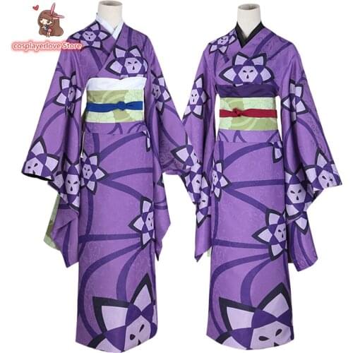 Demon Slayer: Kimetsu no Yaiba Ubuyashiki Kiriya Cosplay Costume Halloween Carnival Custom made Outfit