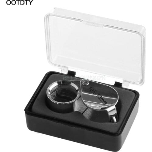 10X-18mm Mini Triplet Jeweler Eye Loupe Magnifier Magnifying Glass Jewelry Diamond New