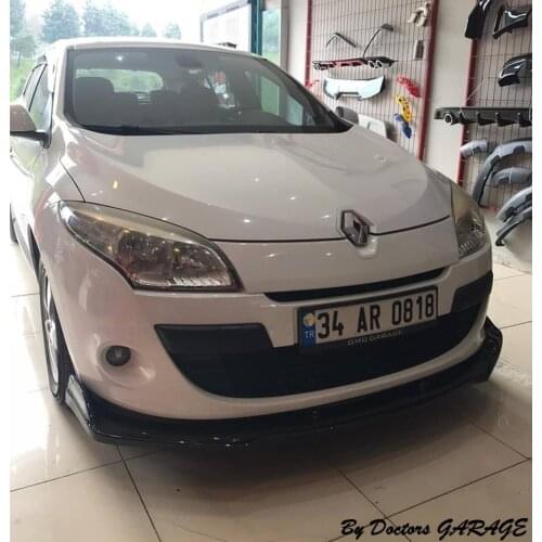 Front Bumper Attachment Renault Megane 3 Lip Diffuser Universal Auto Accessory Car-styling Body Kit Spilitter Ornament Sport