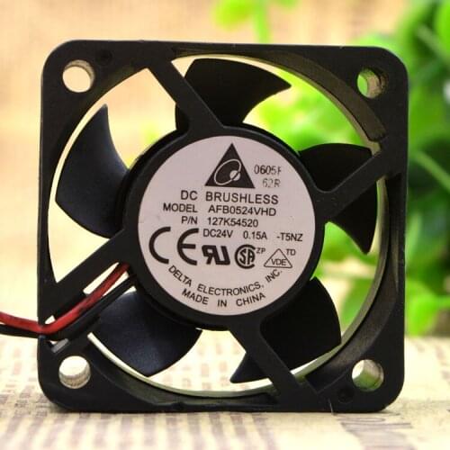 New original 5cm 5020 24V 0.15A AFB0524VHD double ball drive cooling fan