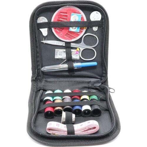 Portable Sewing Kit Case Mini Home Travel Emergency Thread Needle Sewing Set