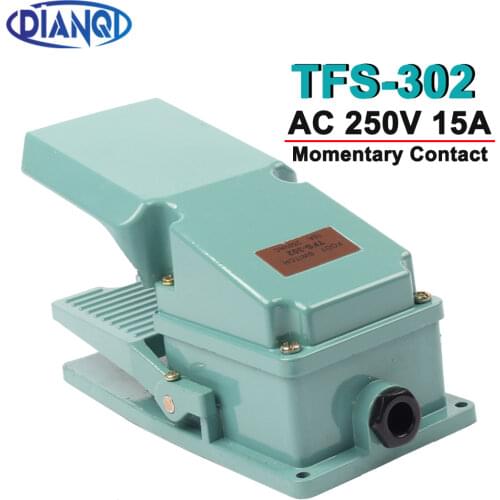 TFS-302 Foot Switch Pedal Switch 15A AC 380V AC 250V 50HZ