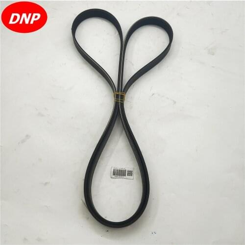 DNP car spare parts transmission belts auto poly ribbed v belt fit for kia Hyundai 9PK1875 6PK1400 6PK2000 25212371116