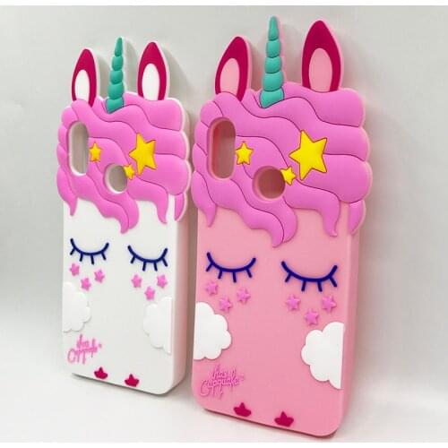 Silicon Case For Xiaomi Redmi Note 5A 5 6 Pro 4X 4 3 4A S2 6A 3D Cute Cartoon Unicorn Cases For Xiaomi Mi 5X 6X A1 A2 Lite Cover