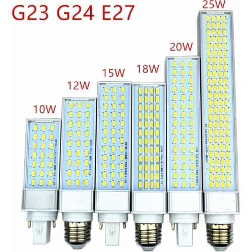 Special Offer LED Corn Bulb Lamp Light SMD 5730 Spotlight 180 Degree AC85-265V Horizontal Plug Ligh 10W12W15W18W20W25WE27G24G23