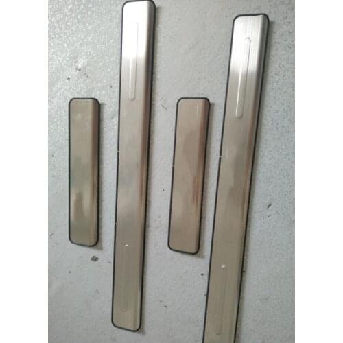 Car styling stainless steel Scuff Plate/Door Sill 2014-2016 for Citroen Elysee C-Elysee Automotive accessories