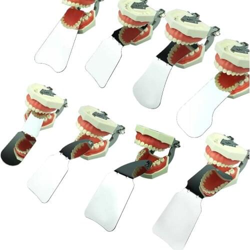 Stainless Steel Dental Orthodontic Dental Photography Double-Sided Mirrors Autoclavable Dental Tools